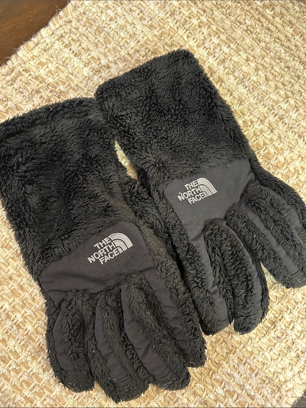 The North Face Black Sherpa Fleece Winter Gloves